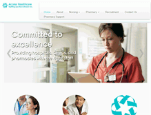 Tablet Screenshot of accesshealthcareusa.com